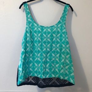 Hurley Pineapple and Lace Tank